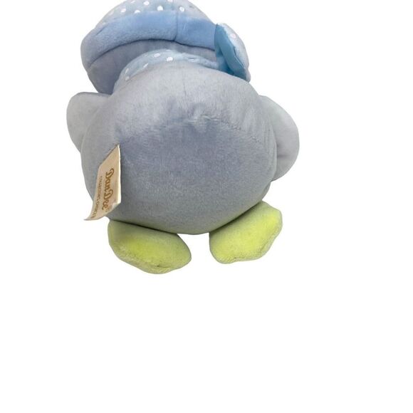 Penguin My 1st Christmas Plush Stuffed Animal Baby Blue polka dot Gray DanDee - Picture 7 of 7